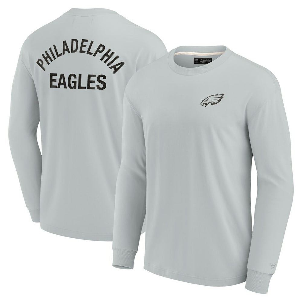 Philadelphia Eagles Unisex Elements Super Soft Long Sleeve T-Shirt Gray - Fanatics