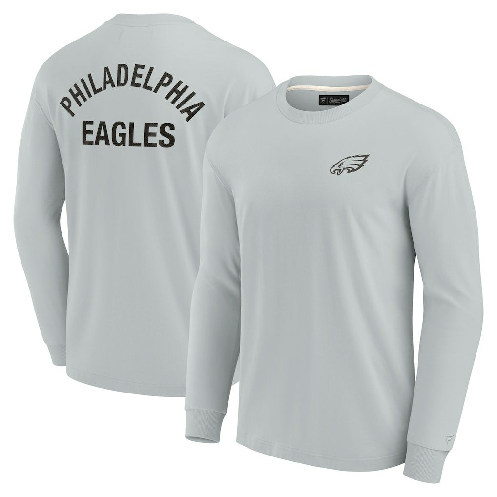 Philadelphia Eagles Unisex Elements Super Soft Long Sleeve T-Shirt Gray - Fanatics