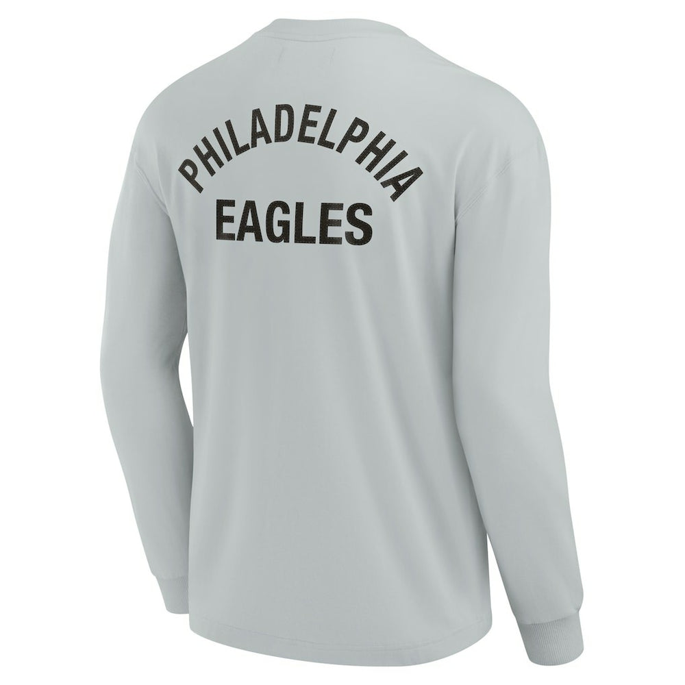 Philadelphia Eagles Unisex Elements Super Soft Long Sleeve T-Shirt Gray - Fanatics