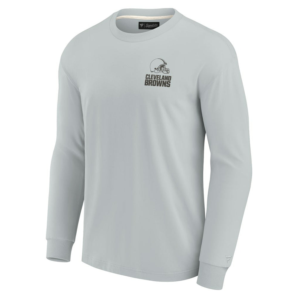 Cleveland Browns Unisex Elements Super Soft Long Sleeve T-Shirt Gray - Fanatics