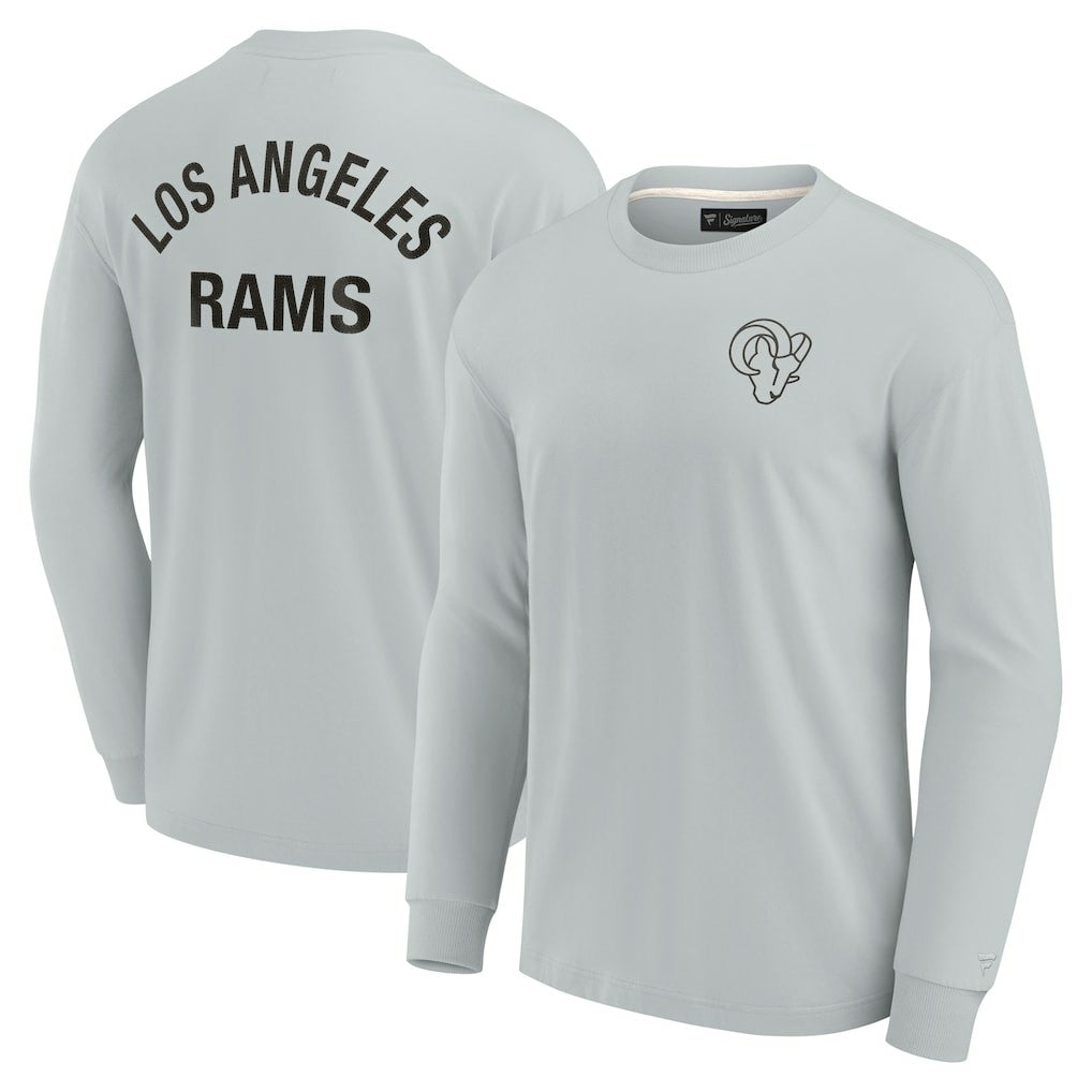Los Angeles Rams Unisex Elements Super Soft Long Sleeve T-Shirt Gray - Fanatics