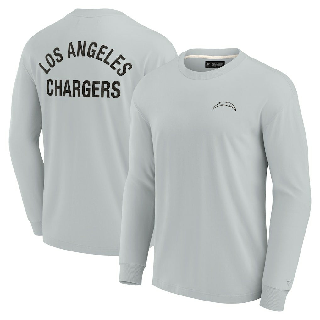 Los Angeles Chargers Unisex Elements Super Soft Long Sleeve T-Shirt Gray - Fanatics