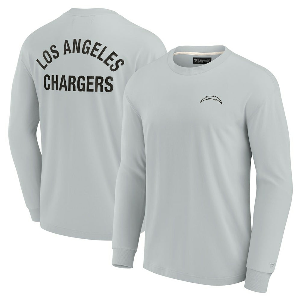 Los Angeles Chargers Unisex Elements Super Soft Long Sleeve T-Shirt Gray - Fanatics