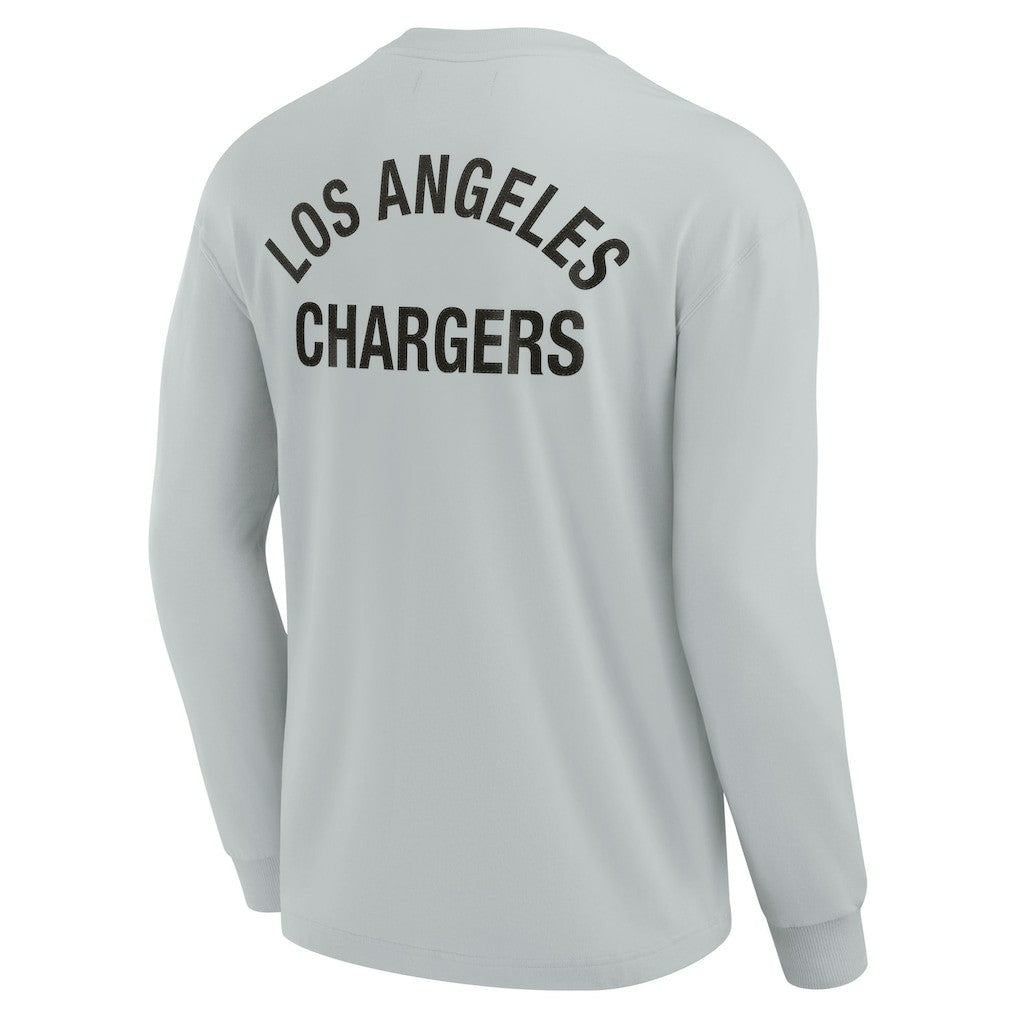 Los Angeles Chargers Unisex Elements Super Soft Long Sleeve T-Shirt Gray - Fanatics