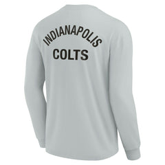 Indianapolis Colts Unisex Elements Super Soft Long Sleeve T-Shirt Gray - Fanatics