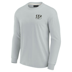 Cincinnati Bengals Unisex Elements Super Soft Long Sleeve T-Shirt Gray - Fanatics