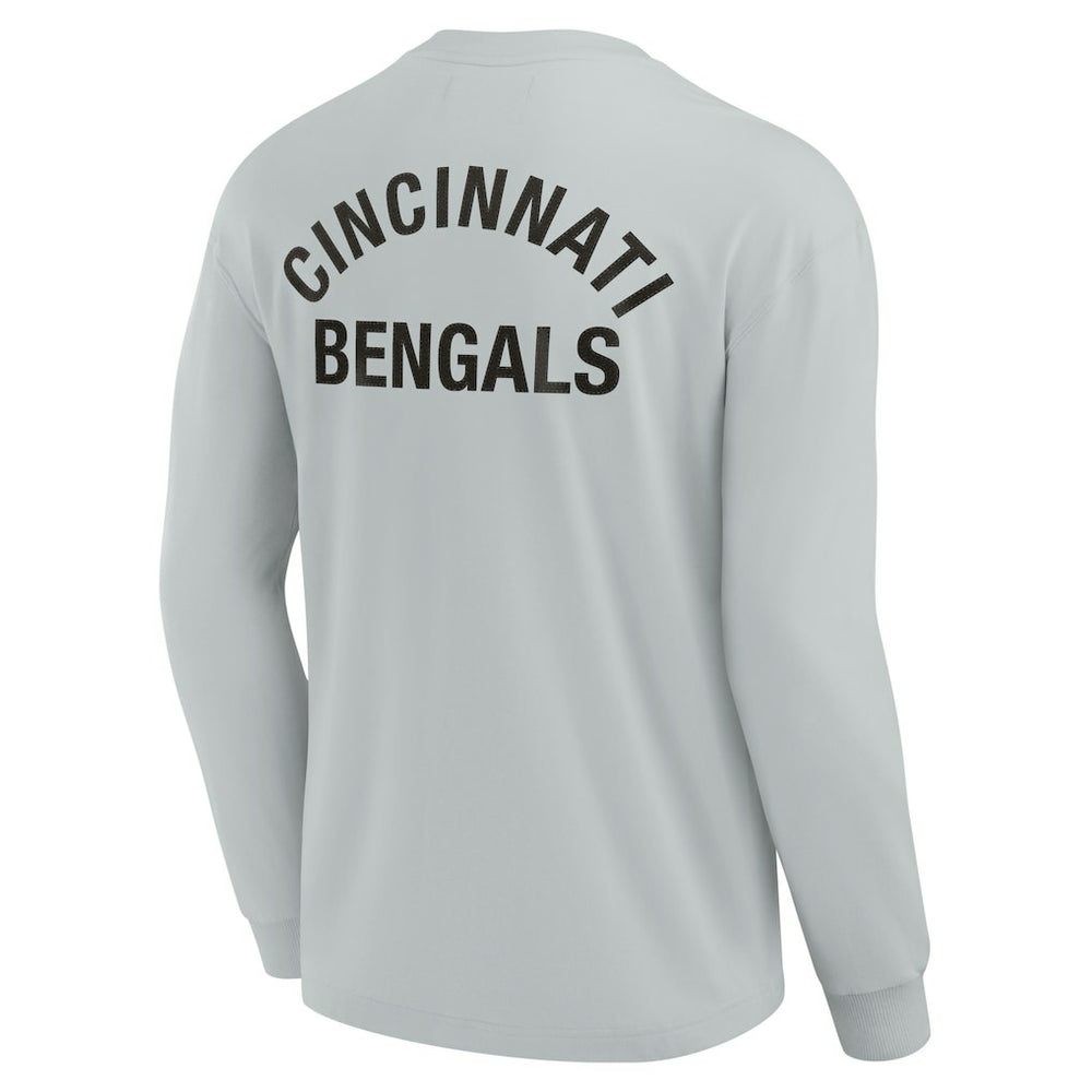 Cincinnati Bengals Unisex Elements Super Soft Long Sleeve T-Shirt Gray - Fanatics