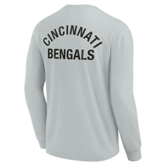 Cincinnati Bengals Unisex Elements Super Soft Long Sleeve T-Shirt Gray - Fanatics