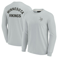 Minnesota Vikings Unisex Elements Super Soft Long Sleeve T-Shirt Gray - Fanatics