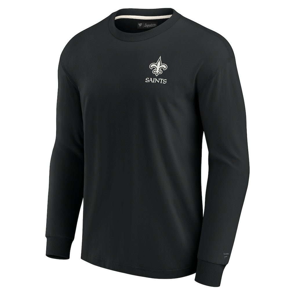 New Orleans Saints Unisex Elements Super Soft Long Sleeve T-Shirt Black - Fanatics