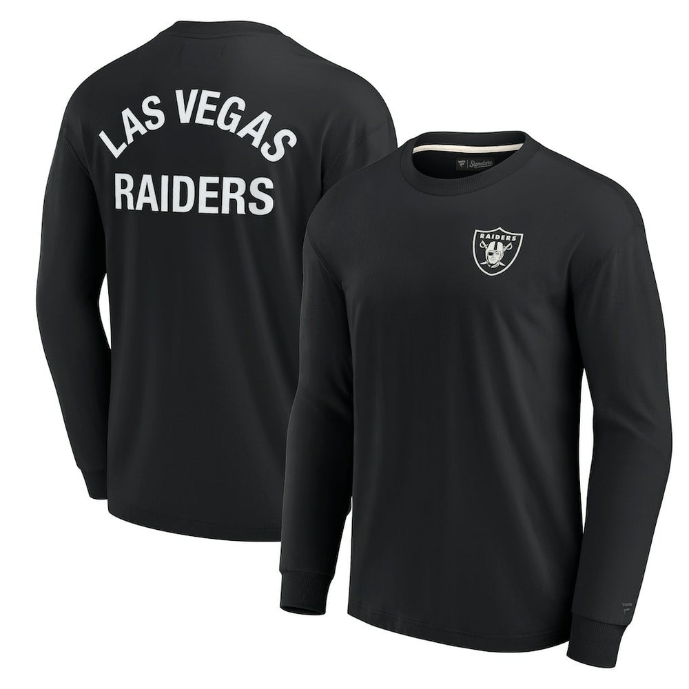 Las Vegas Raiders Unisex Elements Super Soft Long Sleeve T-Shirt Black - Fanatics