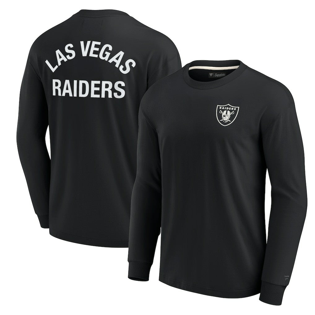 Las Vegas Raiders Unisex Elements Super Soft Long Sleeve T-Shirt Black - Fanatics
