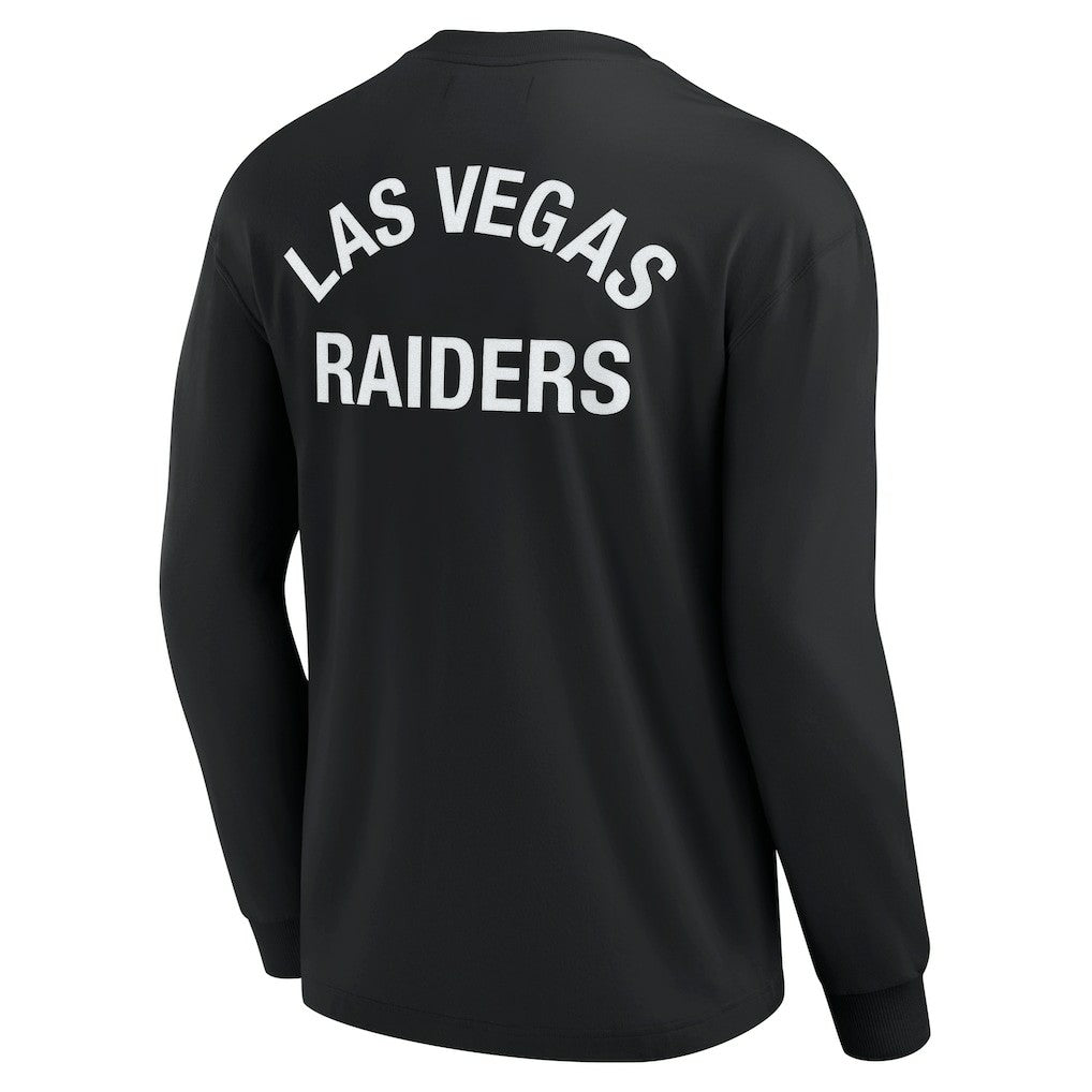 Las Vegas Raiders Unisex Elements Super Soft Long Sleeve T-Shirt Black - Fanatics