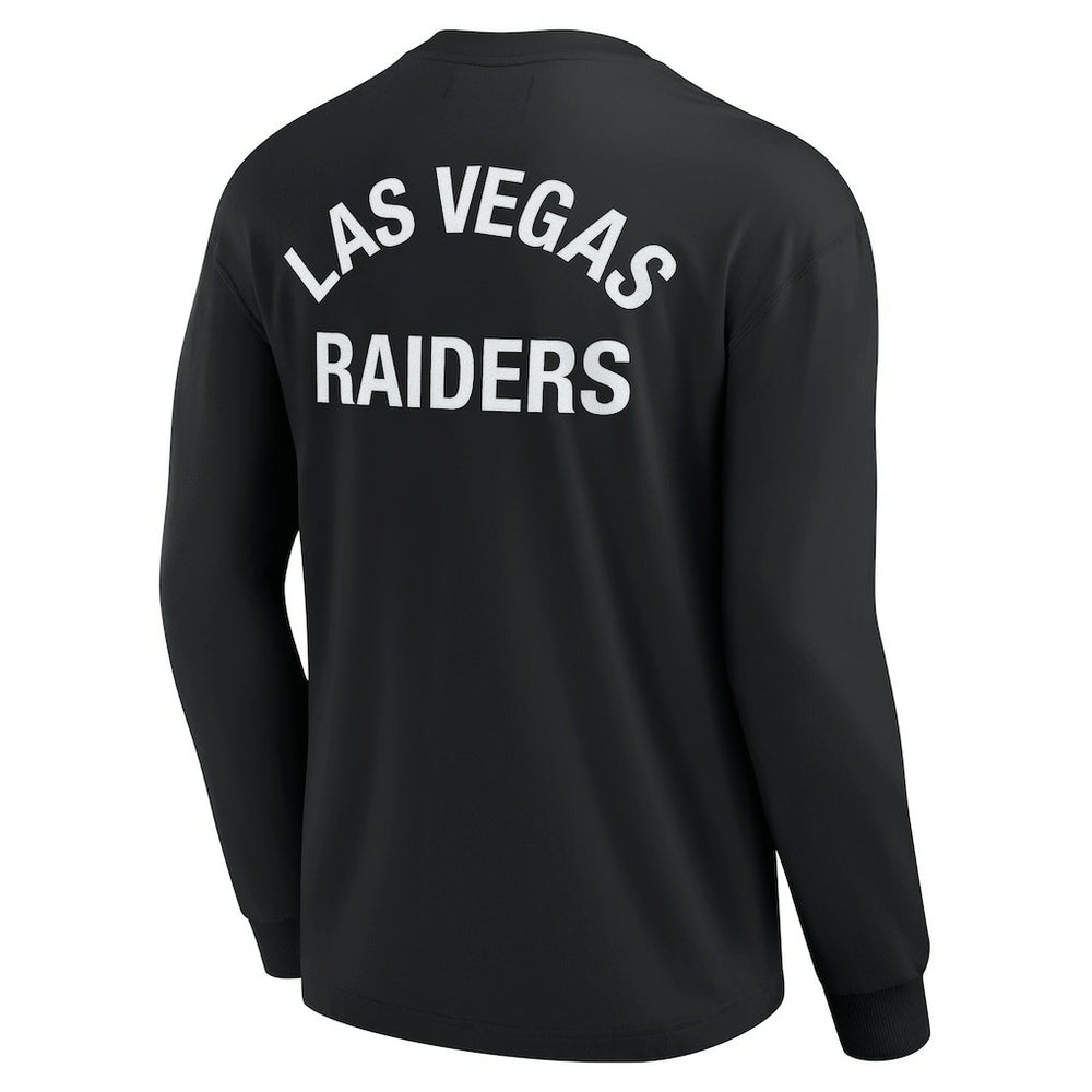 Las Vegas Raiders Unisex Elements Super Soft Long Sleeve T-Shirt Black - Fanatics