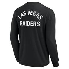 Las Vegas Raiders Unisex Elements Super Soft Long Sleeve T-Shirt Black - Fanatics