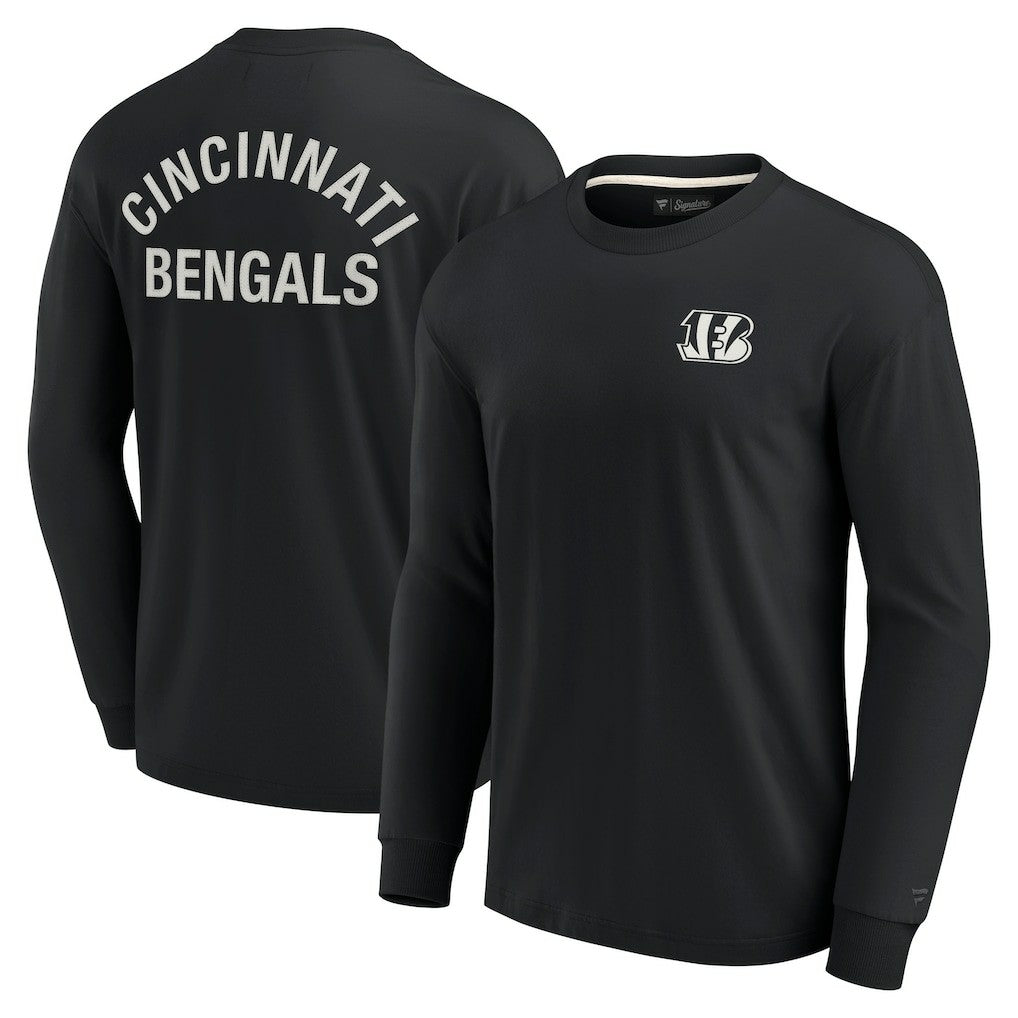 Cincinnati Bengals Unisex Elements Super Soft Long Sleeve T-Shirt Black - Fanatics