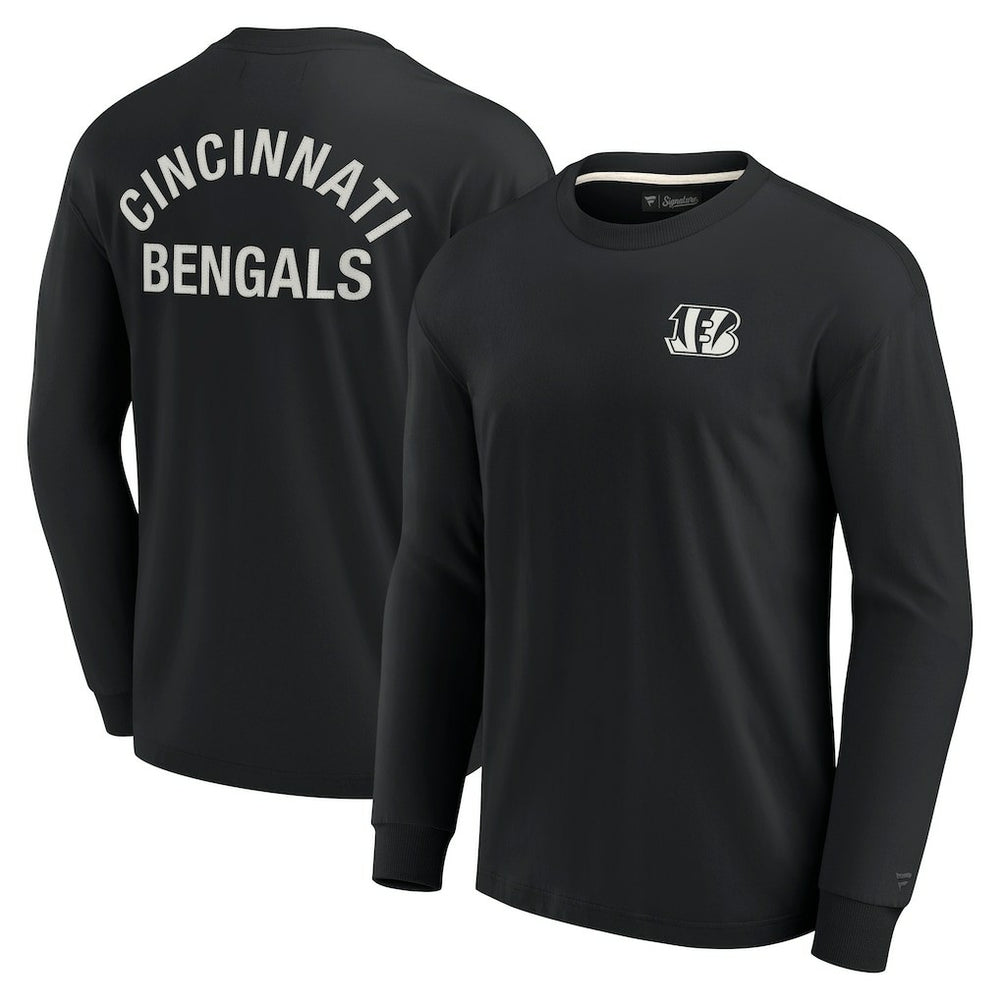 Cincinnati Bengals Unisex Elements Super Soft Long Sleeve T-Shirt Black - Fanatics