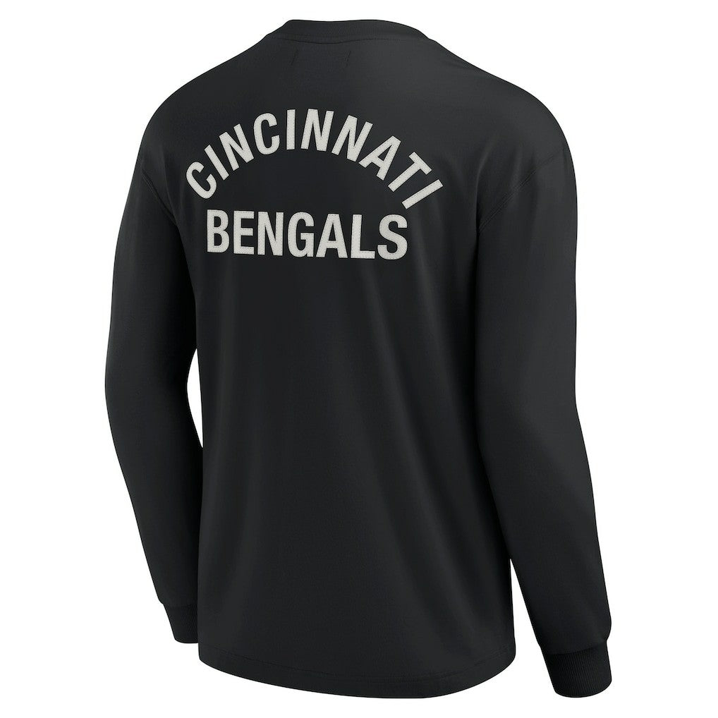 Cincinnati Bengals Unisex Elements Super Soft Long Sleeve T-Shirt Black - Fanatics