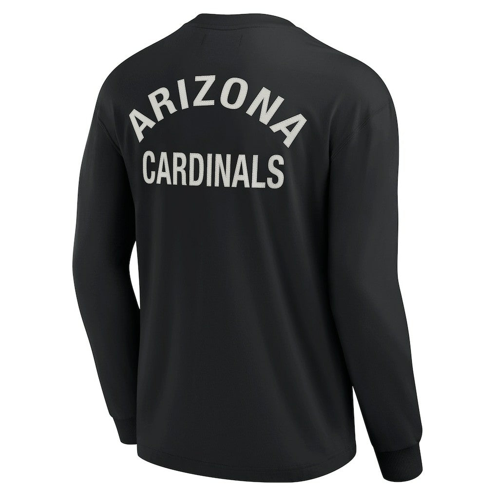 Arizona Cardinals Unisex Elements Super Soft Long Sleeve T-Shirt Black - Fanatics