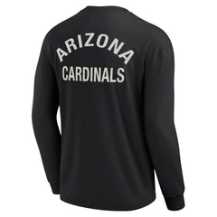 Arizona Cardinals Unisex Elements Super Soft Long Sleeve T-Shirt Black - Fanatics