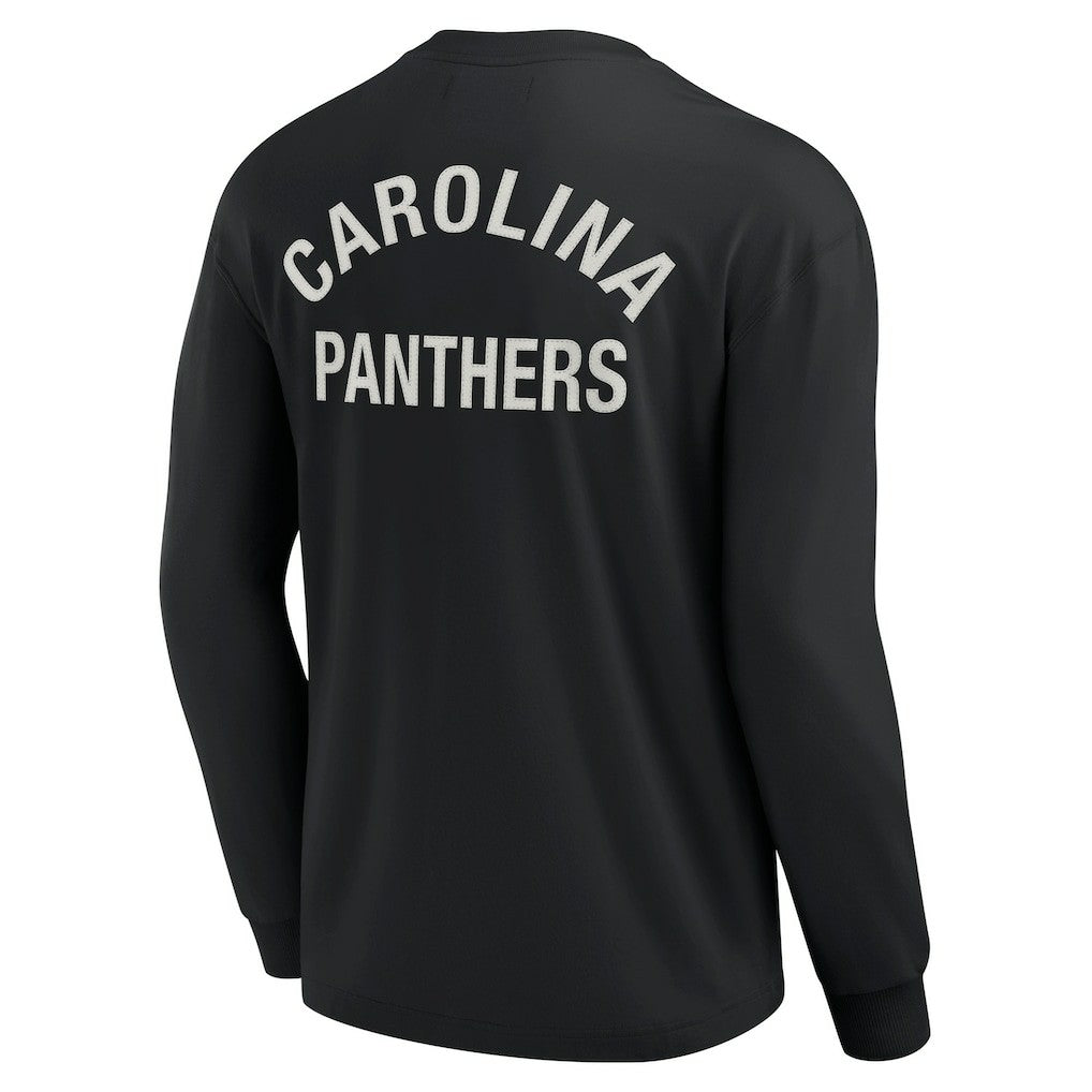 Carolina Panthers Unisex Elements Super Soft Long Sleeve T-Shirt Black - Fanatics