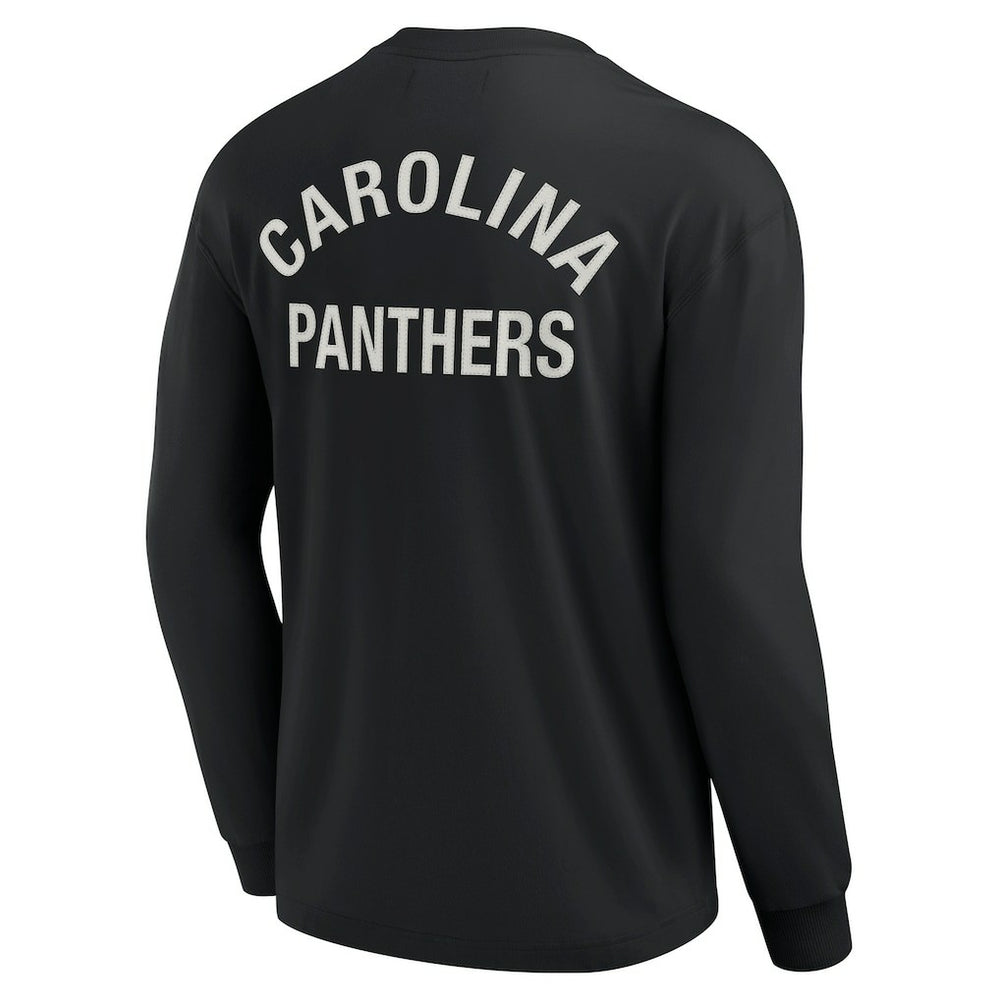 Carolina Panthers Unisex Elements Super Soft Long Sleeve T-Shirt Black - Fanatics