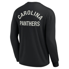 Carolina Panthers Unisex Elements Super Soft Long Sleeve T-Shirt Black - Fanatics