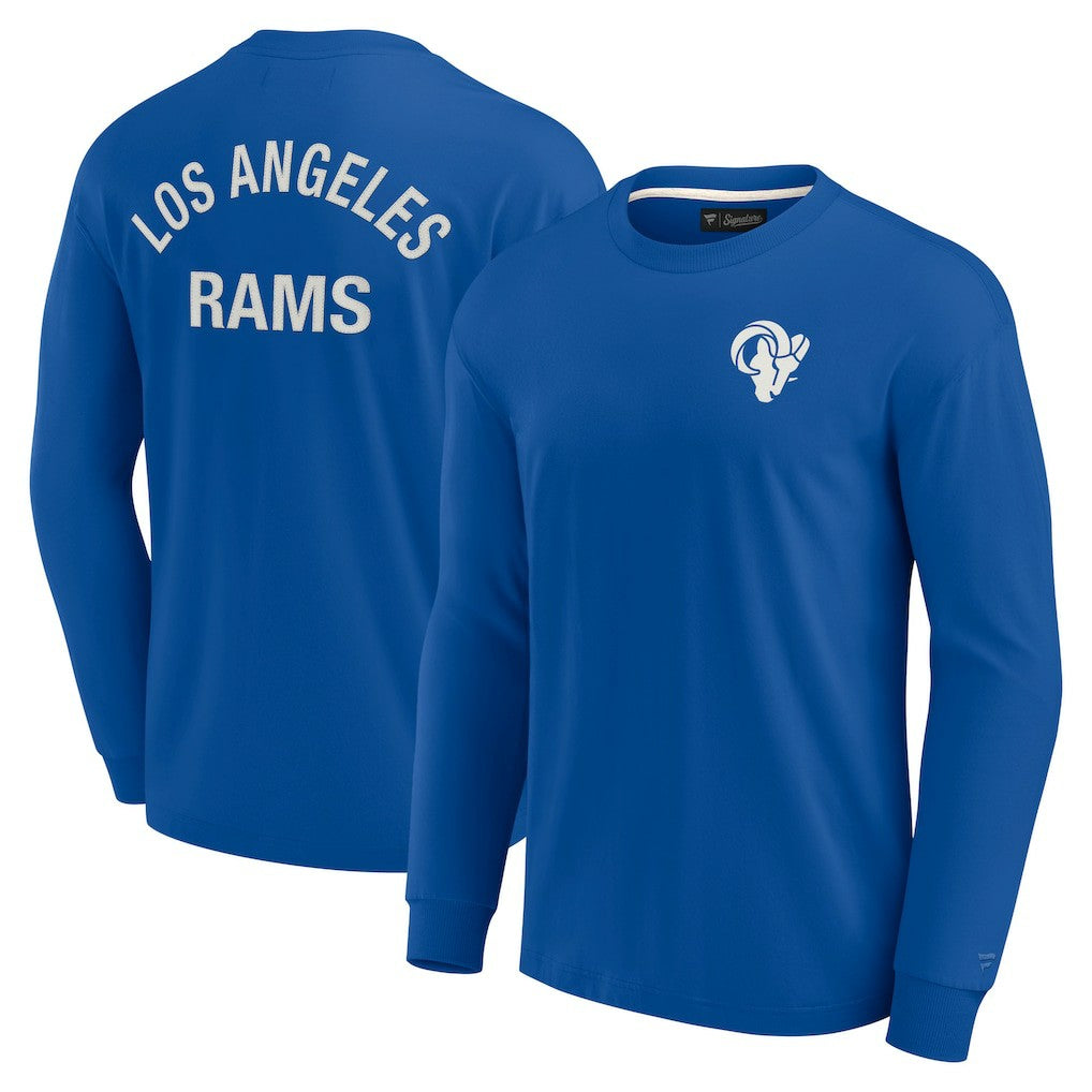Los Angeles Rams Unisex Elements Super Soft Long Sleeve T-Shirt Royal - Fanatics