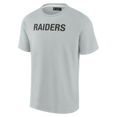 Las Vegas Raiders Unisex Elements Super Soft Short Sleeve T-Shirt Gray - Fanatics