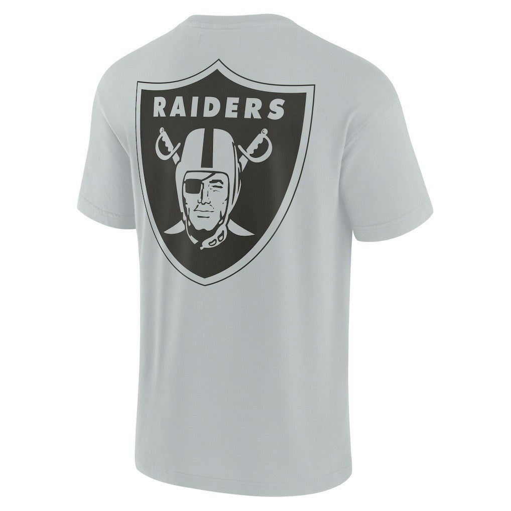 Las Vegas Raiders Unisex Elements Super Soft Short Sleeve T-Shirt Gray - Fanatics