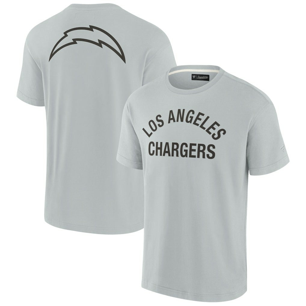 Los Angeles Chargers Unisex Elements Super Soft Short Sleeve T-Shirt Gray - Fanatics