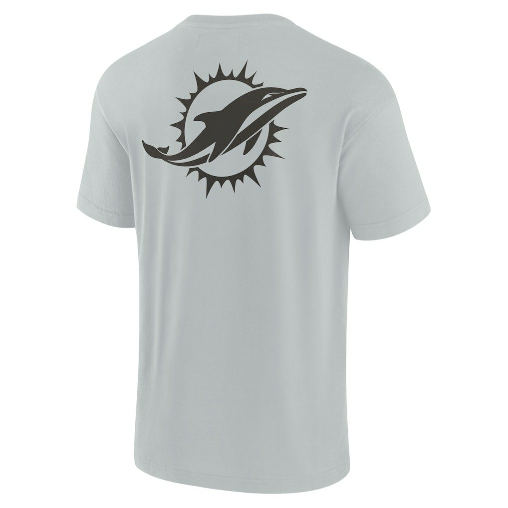 Miami Dolphins Unisex Elements Super Soft Short Sleeve T-Shirt Gray - Fanatics
