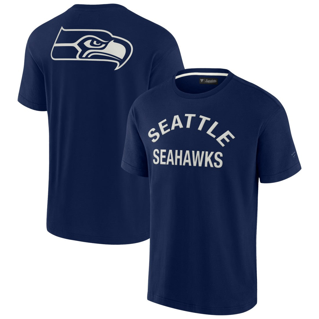Seattle Seahawks Unisex Elements Super Soft Short Sleeve T-Shirt Navy - Fanatics