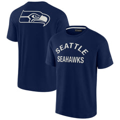Seattle Seahawks Unisex Elements Super Soft Short Sleeve T-Shirt Navy - Fanatics