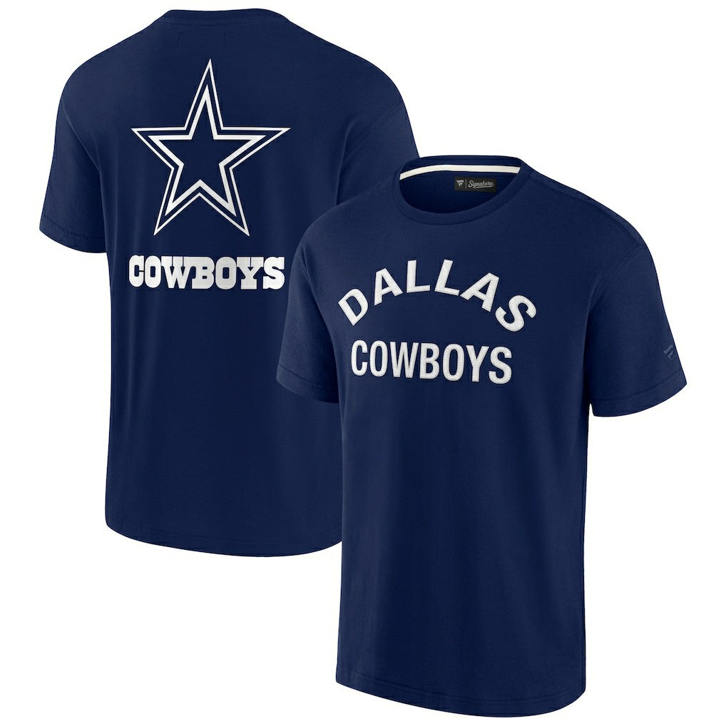 Dallas Cowboys Unisex Elements Super Soft Short Sleeve T-Shirt Navy - Fanatics