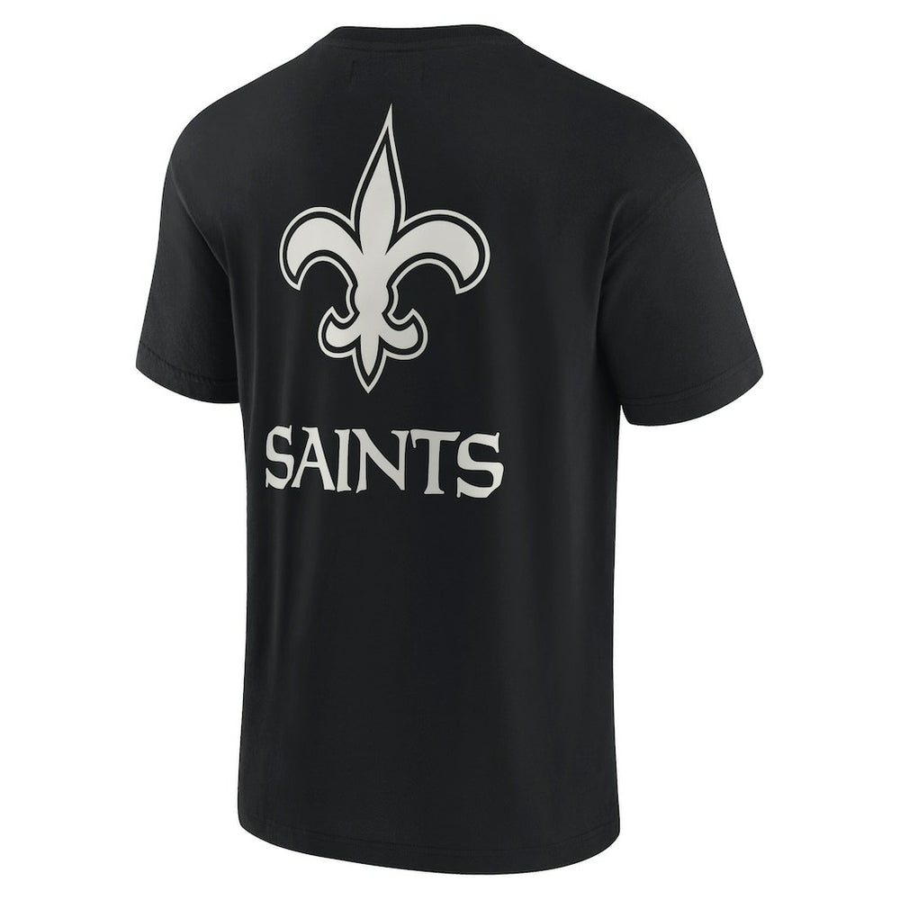 New Orleans Saints Unisex Elements Super Soft Short Sleeve T-Shirt Black - Fanatics