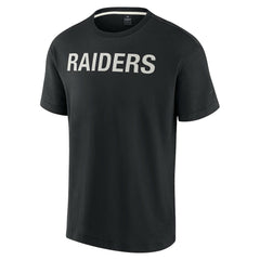 Las Vegas Raiders Unisex Elements Super Soft Short Sleeve T-Shirt Black - Fanatics