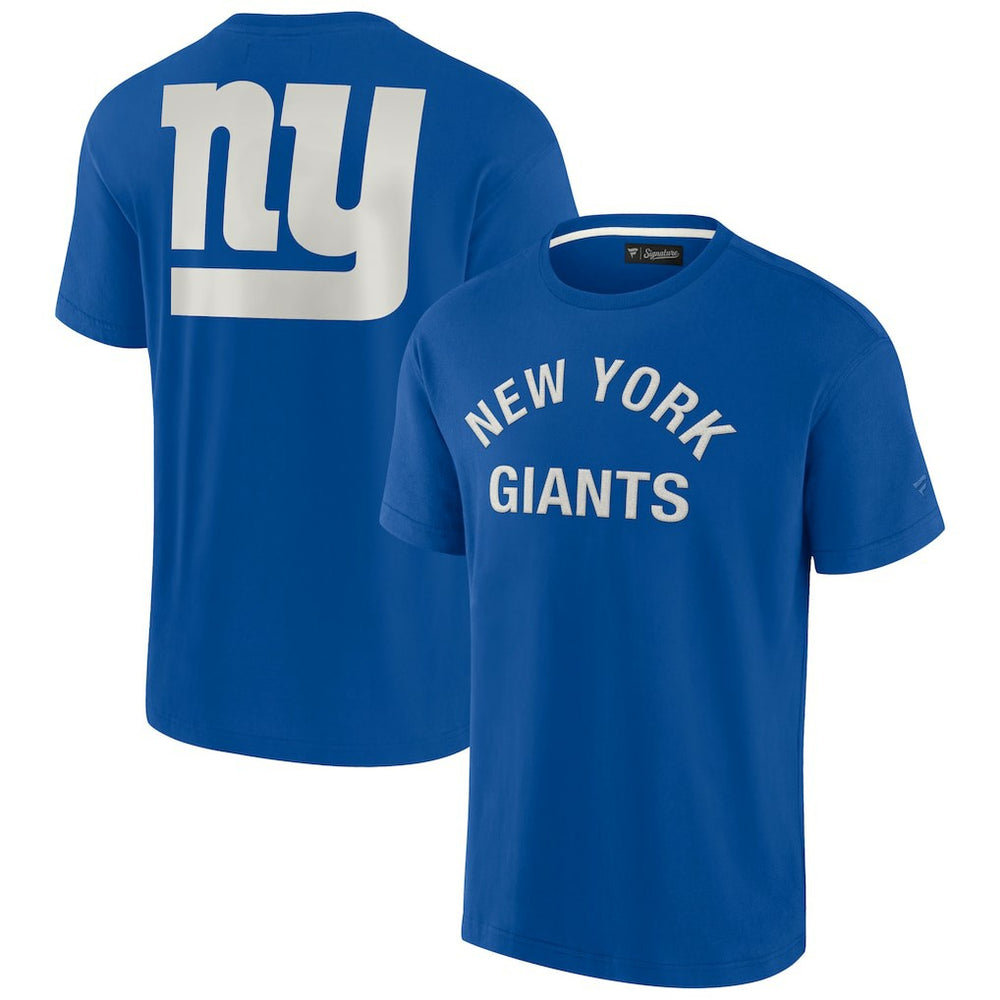 New York Giants Unisex Elements Super Soft Short Sleeve T-Shirt Royal - Fanatics