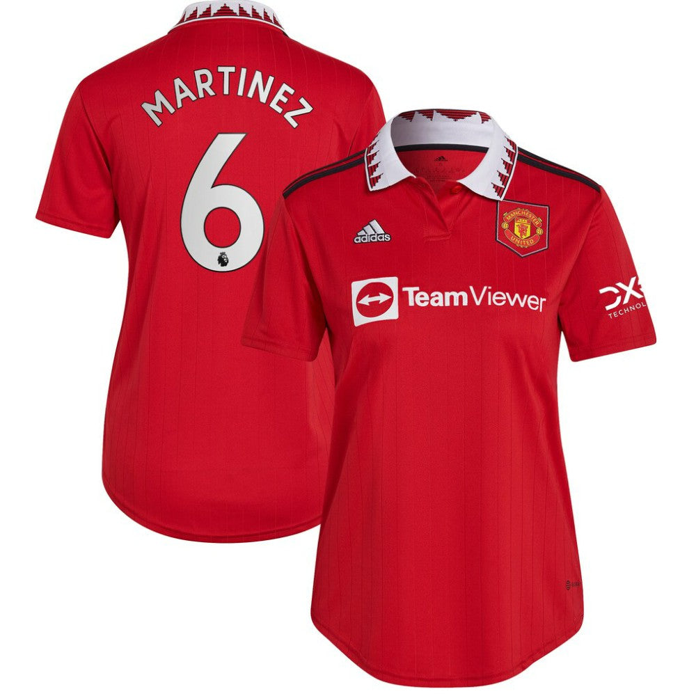 Adidas Lisandro Martínez Manchester United Women's 2022/23 Home Replica Player Jerseys - Red