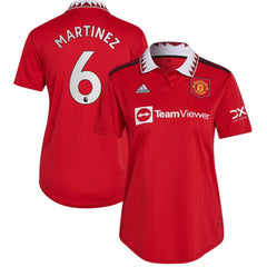 Adidas Lisandro Martínez Manchester United Women's 2022/23 Home Replica Player Jerseys - Red