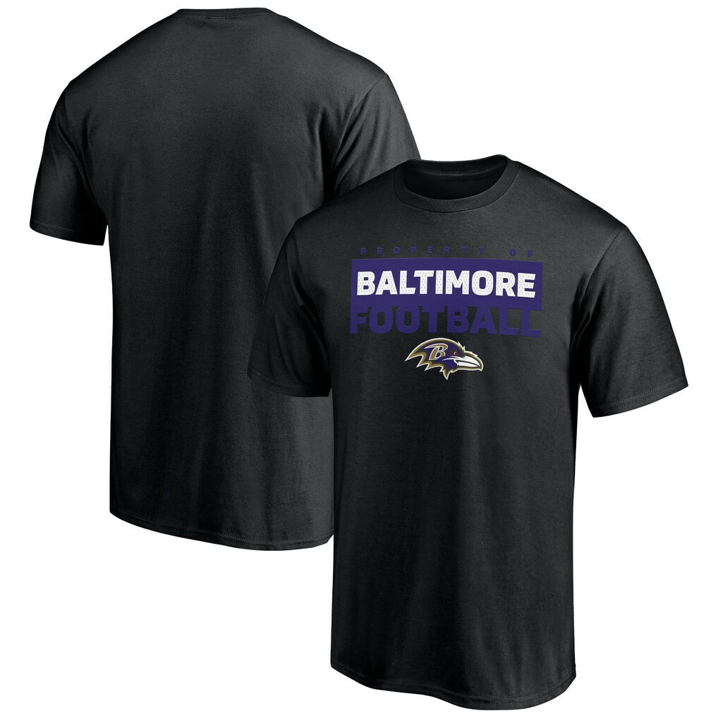 Baltimore Ravens Gain Ground T-Shirt Black - NFL