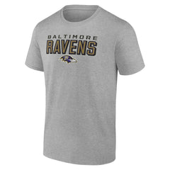 Baltimore Ravens Swagger T-Shirt Heather Gray - NFL