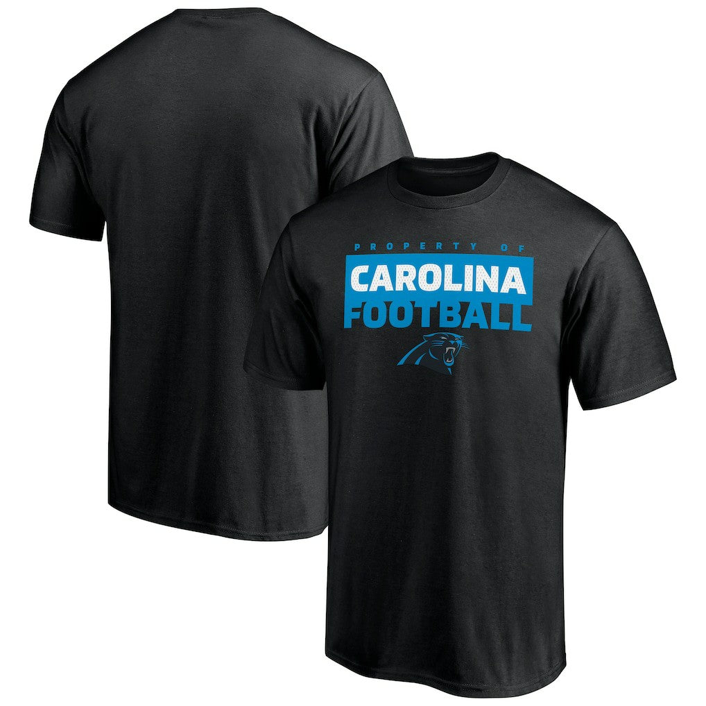 Carolina Panthers Gain Ground T-Shirt Black - NFL