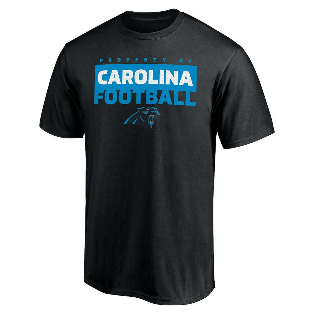Carolina Panthers Gain Ground T-Shirt Black - NFL
