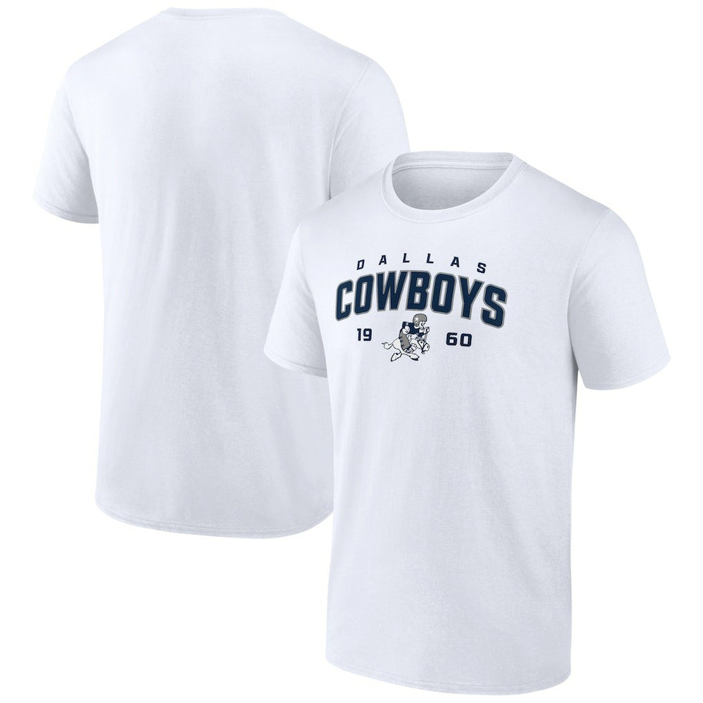 Dallas Cowboys Rebel T-Shirt White - NFL