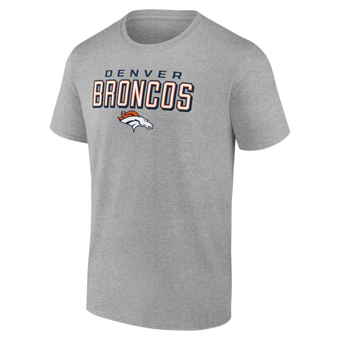 Denver Broncos Swagger T-Shirt Heather Gray - NFL