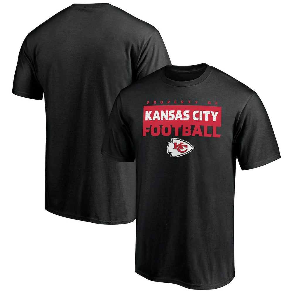 Kansas City Chiefs Gain Ground T-Shirt Black - NFL