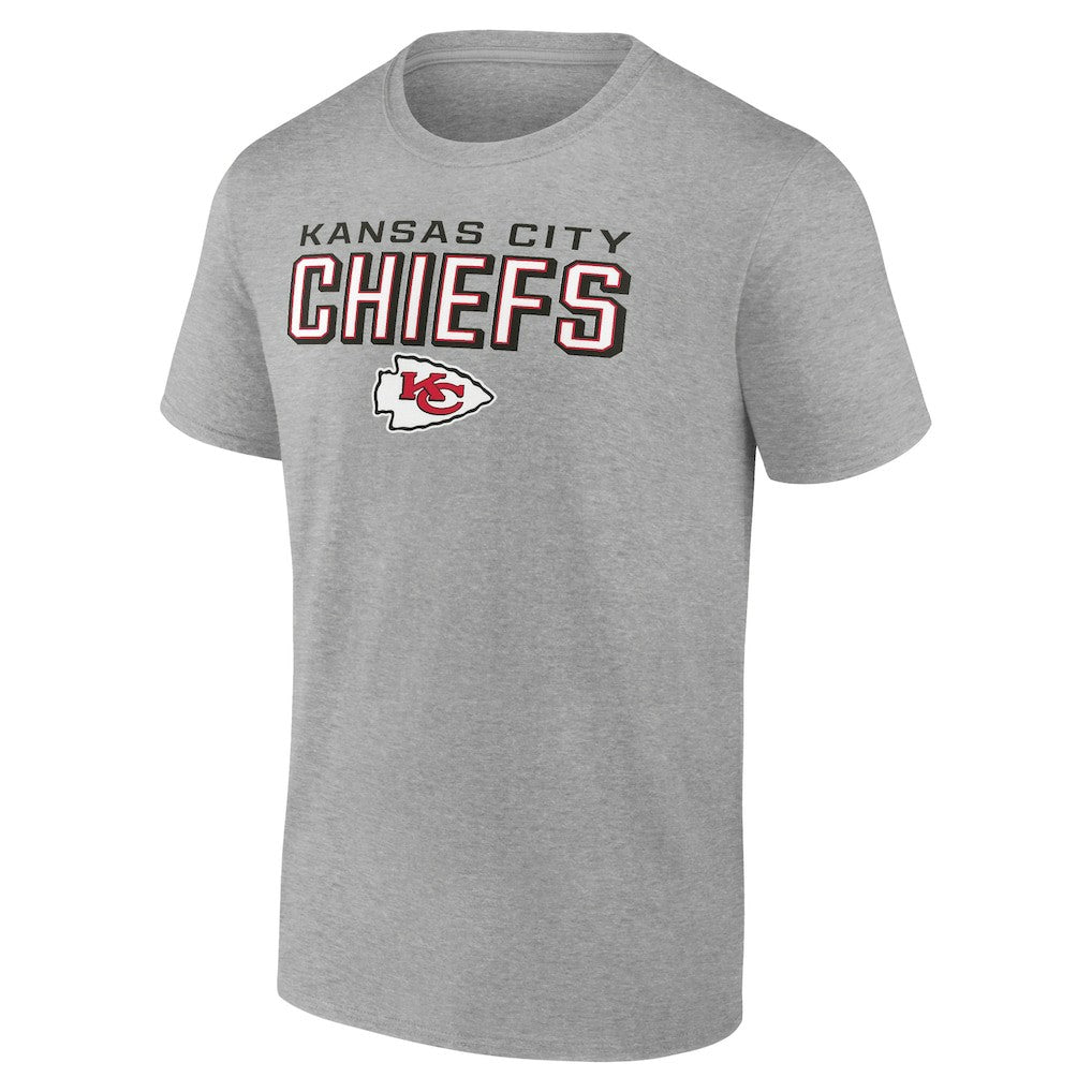 Kansas City Chiefs Swagger T-Shirt Heather Gray - NFL