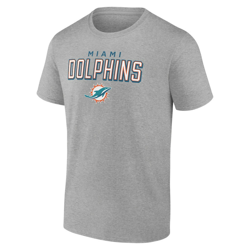 Miami Dolphins Swagger T-Shirt Heather Gray - NFL