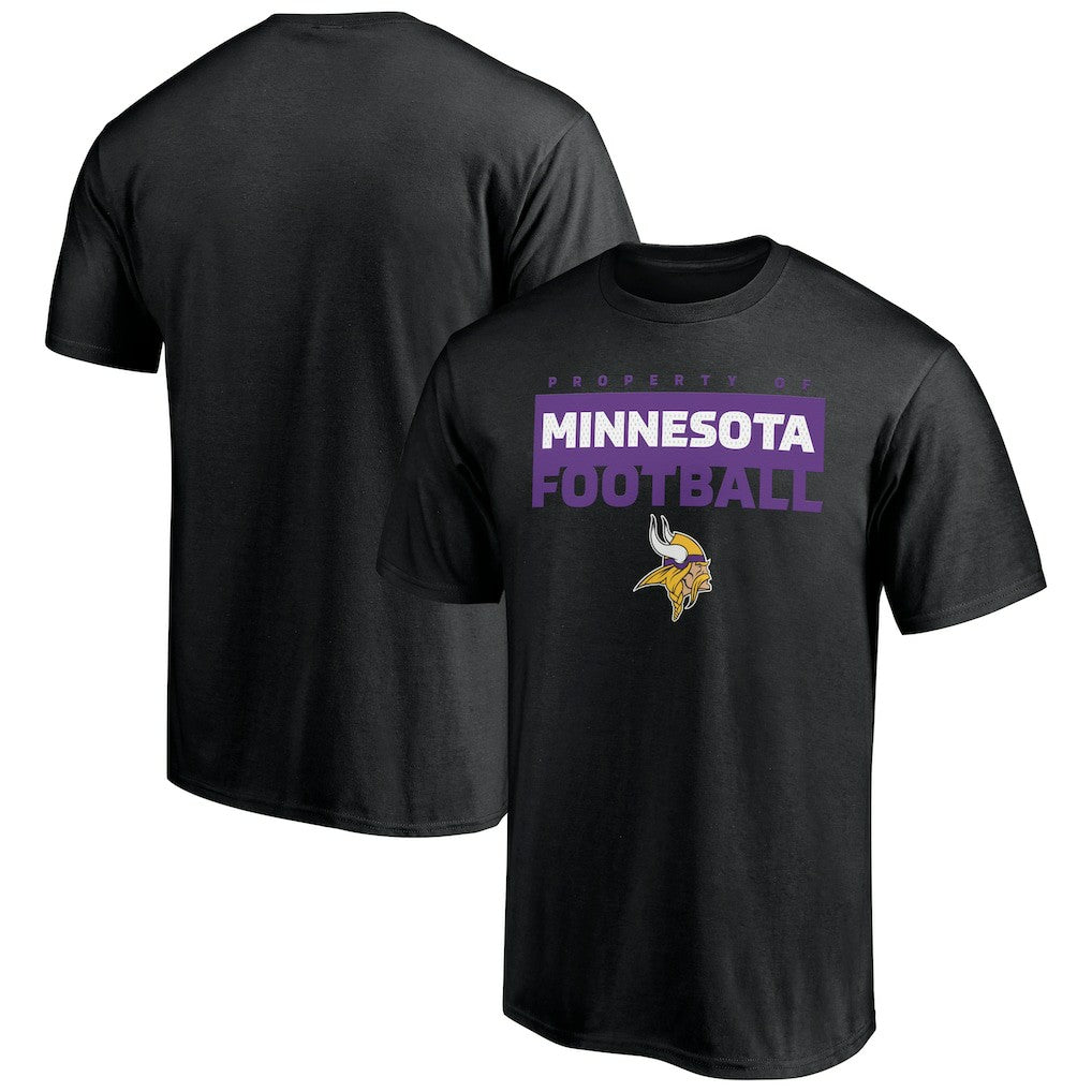 Minnesota Vikings Gain Ground T-Shirt Black - NFL